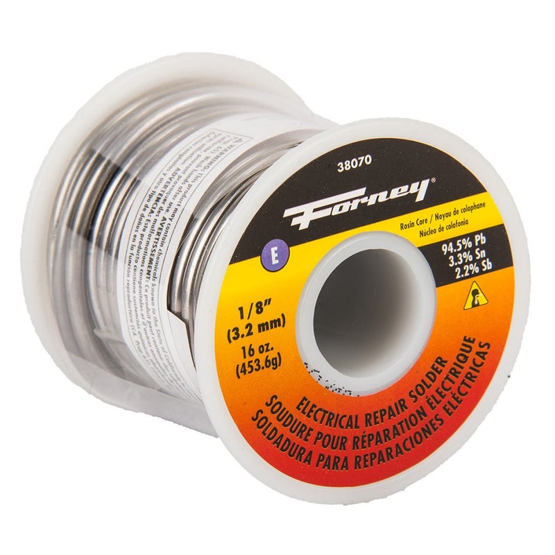 Forney Solder Rosin 1/8", 16 oz, Silver